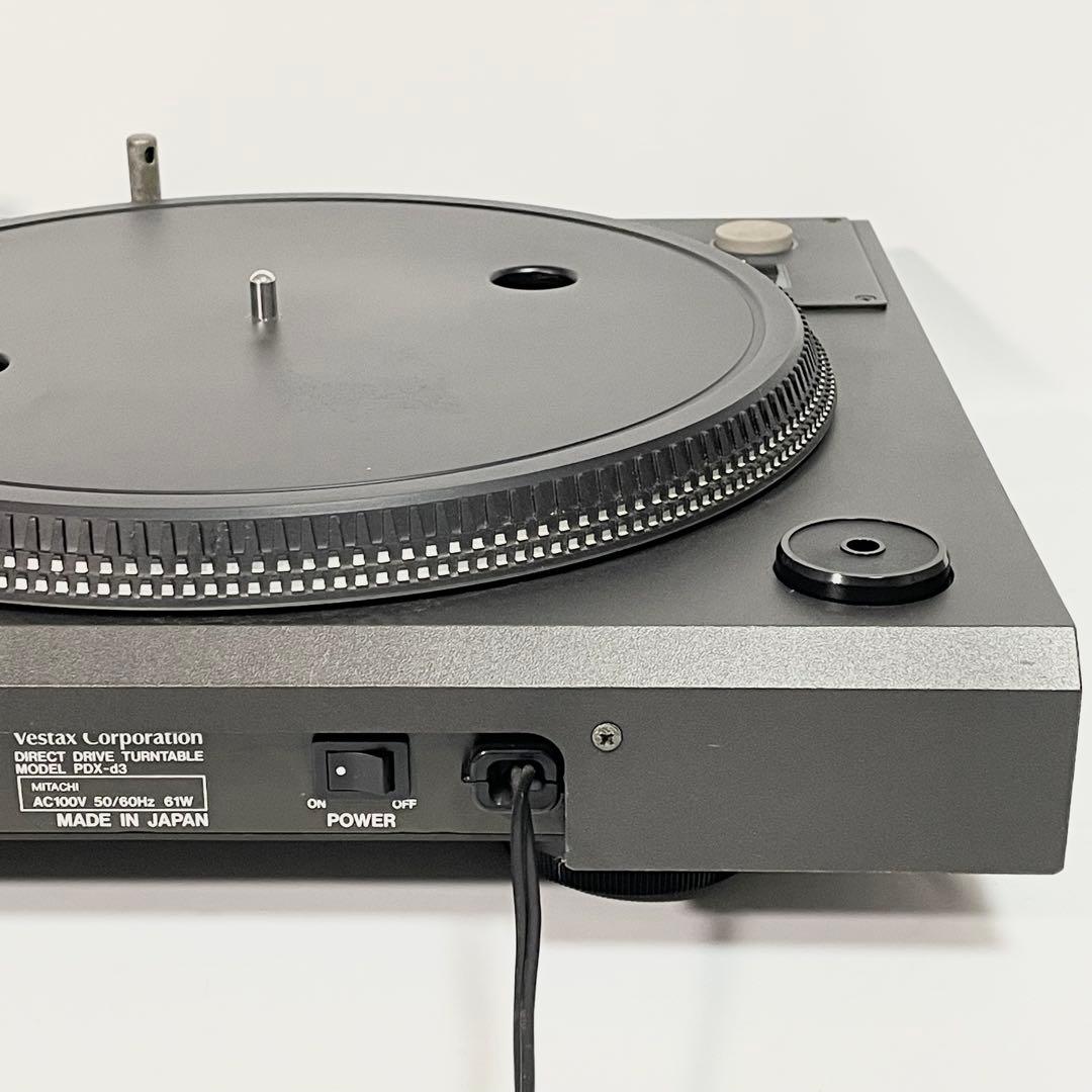 良品】Vestax PDX-d3 ターンテーブル シェルカートリッジ付属！ - メルカリ