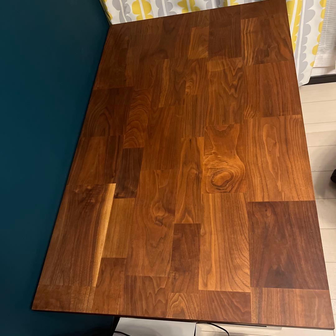 美品☆マスターウォール　ウォールナット　モザイク　ダイニングテーブル