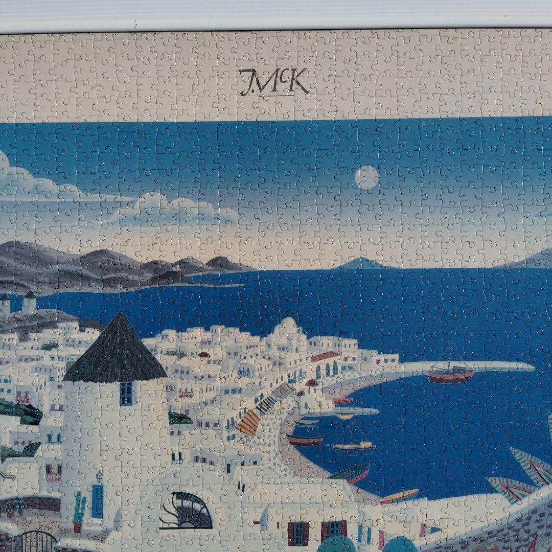 ミコノス ハーバー トーマス・マックナイト ジグソーパズル 1000ピース