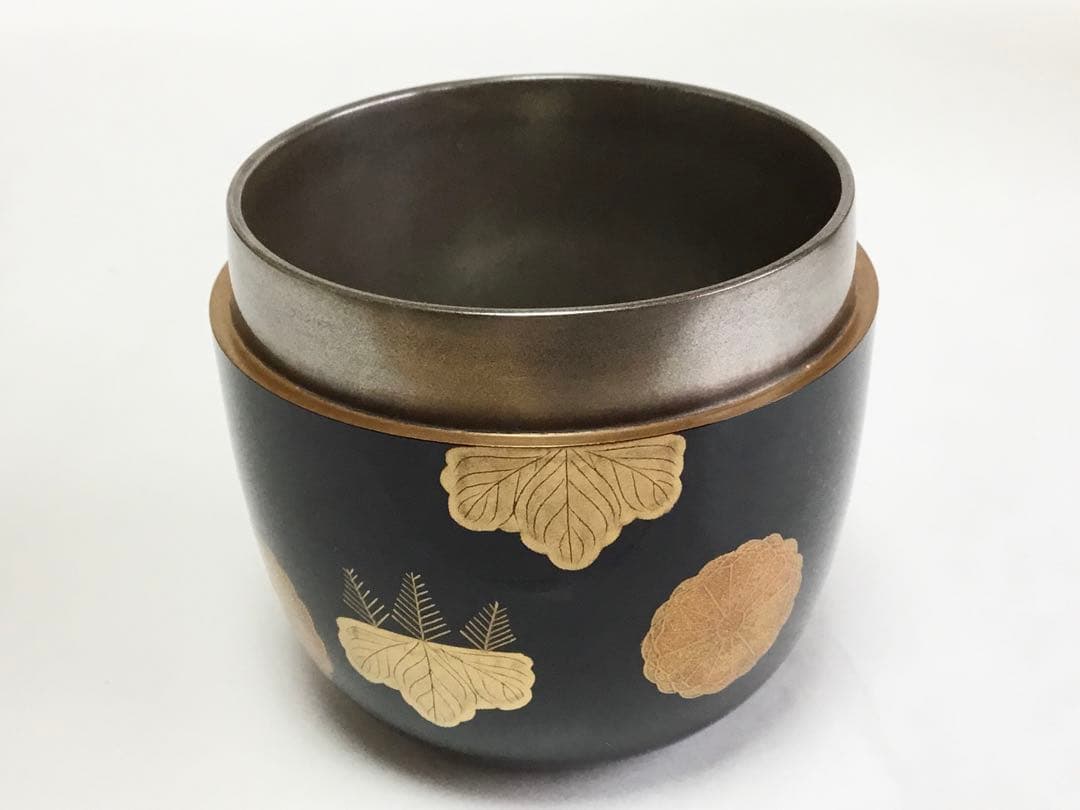 茶道具 古物品 大棗 高台寺蒔絵 内銀 司光