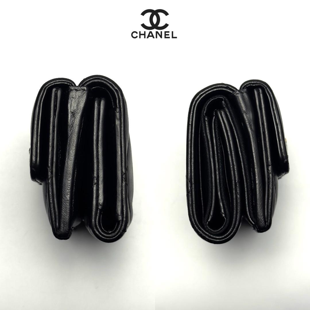正規品 CHANEL シャネル19 ディズヌフ Wホック 三つ折り財布 - メルカリ