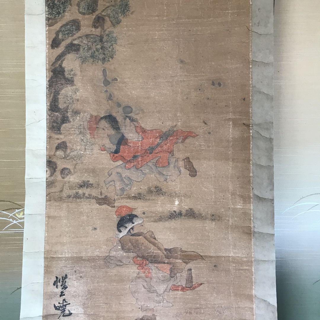 大幅値下げ　掛け軸　日本画　浮世絵　作者読めません　値下げ
