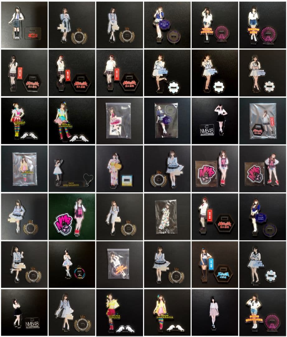 NMB48 缶バッジ トレカ シール アクスタ コースター 等グッズ セット