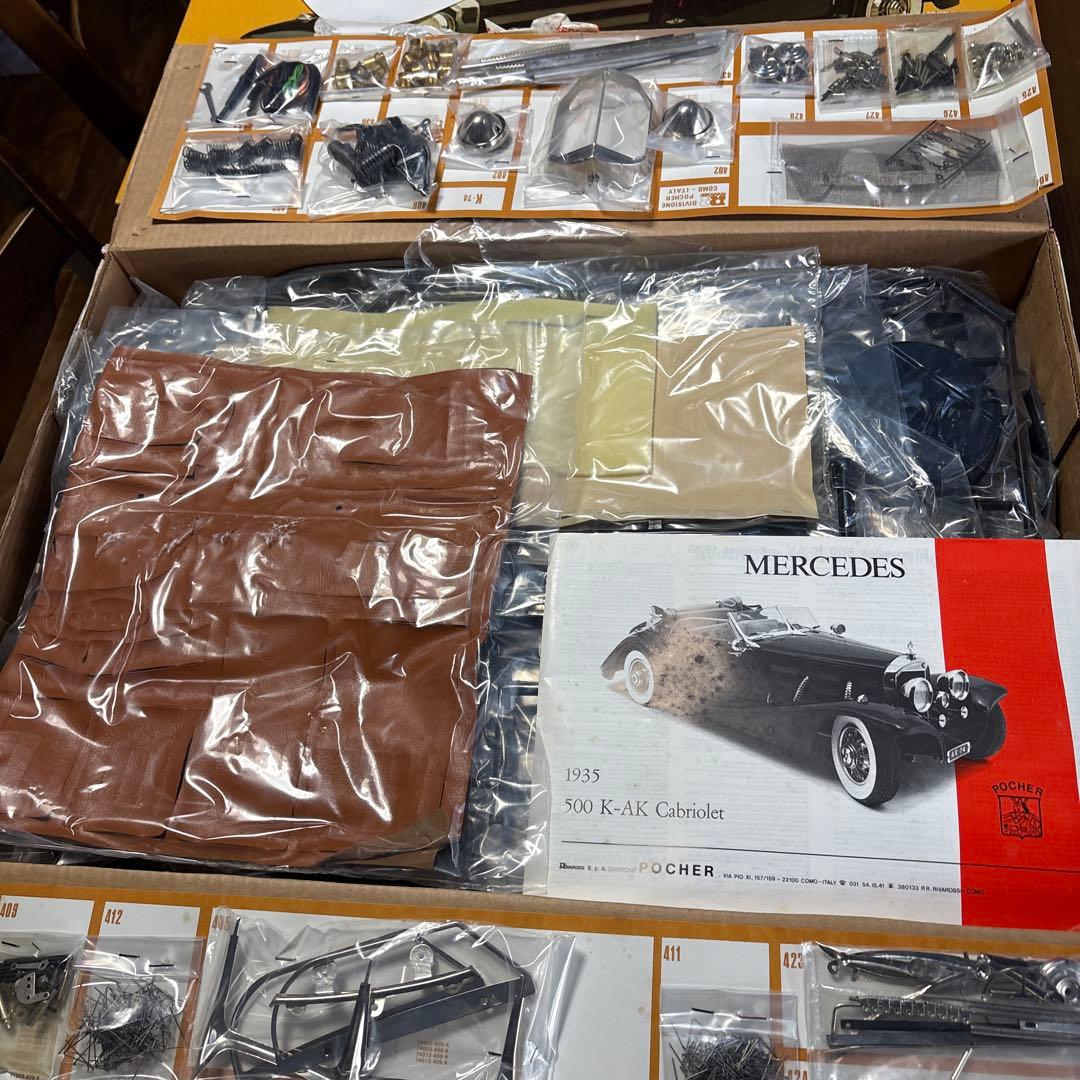 ポケール　1/8スケール　メルセデスベンツ　500K カブリオレ 1935