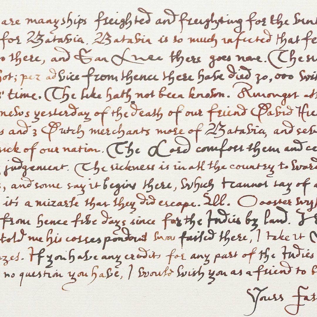 チューリップ・フィーバー』小道具 コルネリスの手紙