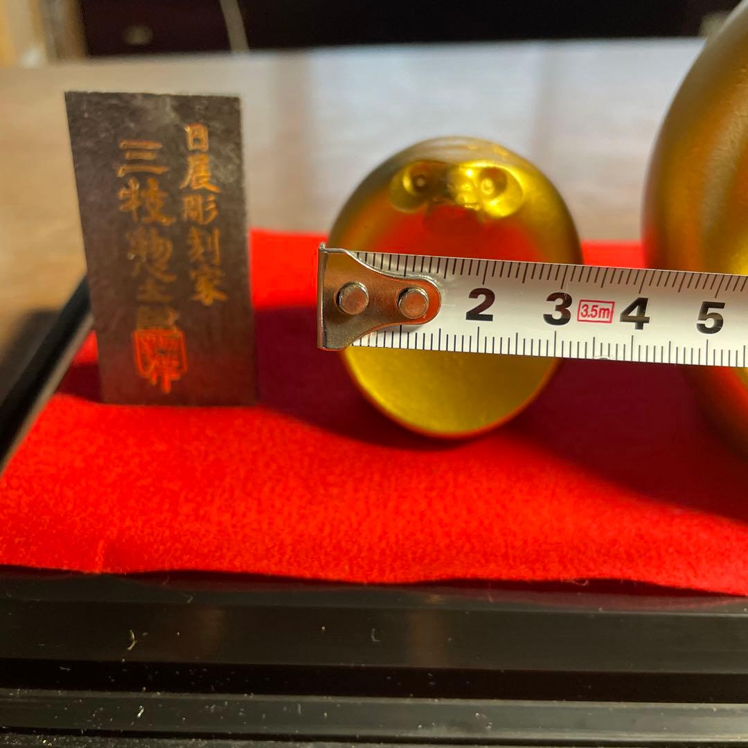三枝惣太郎作❗️【銀雅堂】干支 申（さる）の置物 二体 - メルカリ