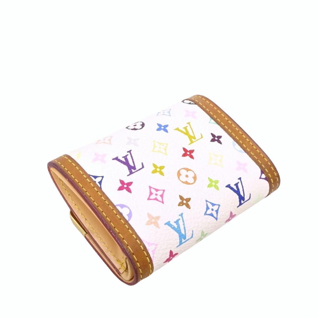 本物■ルイヴィトンマルチカラー ポルトモネ・プラ ミニウォレット ケース