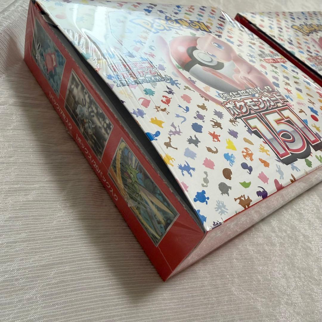 【 2box 】ポケモンカード151 BOX シュリンク切り込みあり