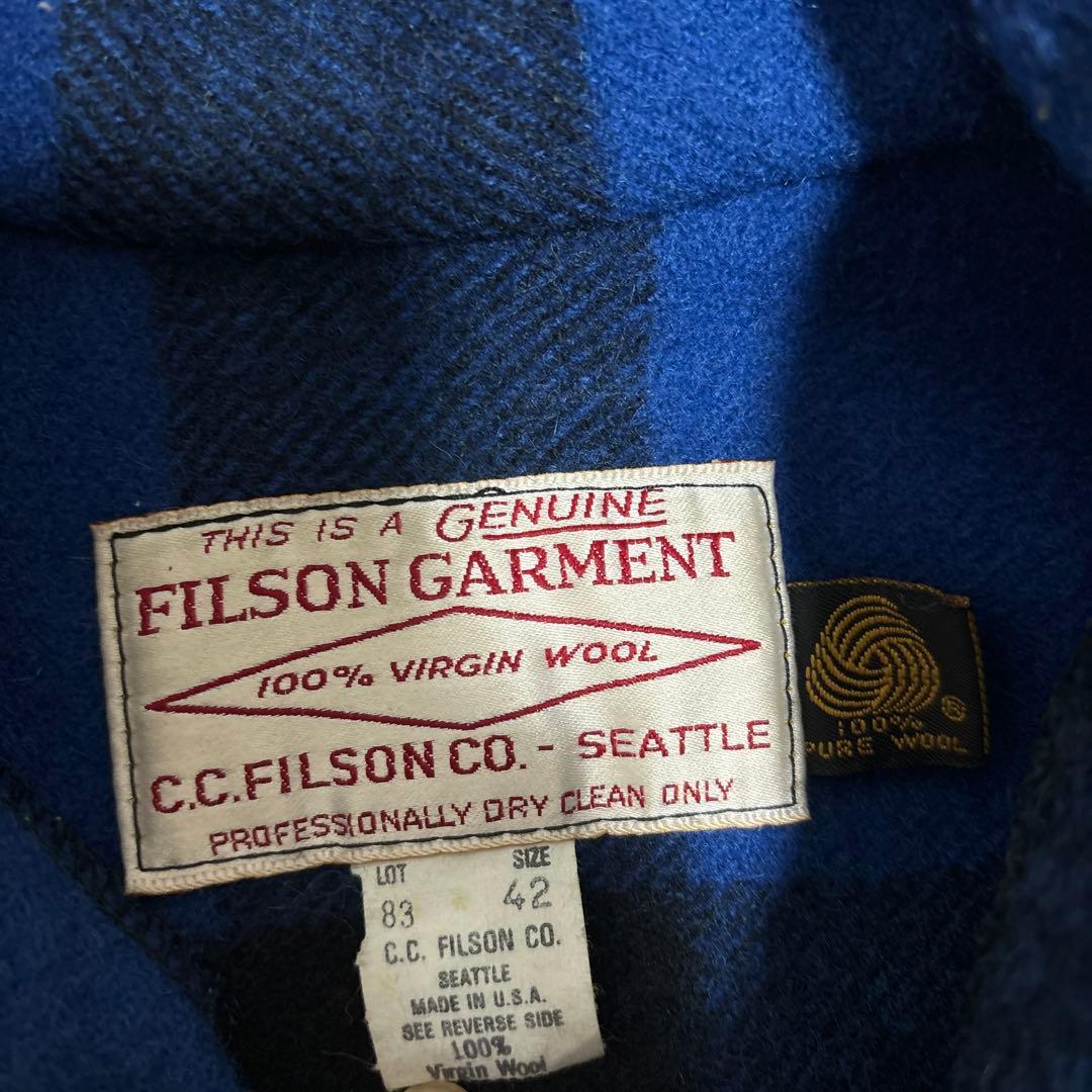 FILSON フィルソン ダブルマッキーノクルーザー サイズ42