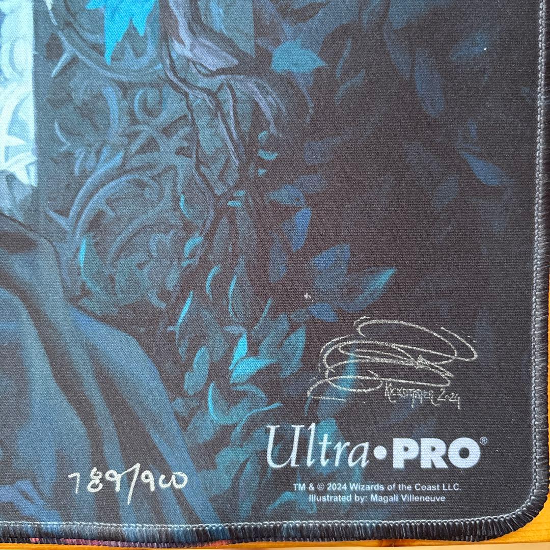 MTG 魔法の林檎のエリエット プレイマット シリアル・サイン入り