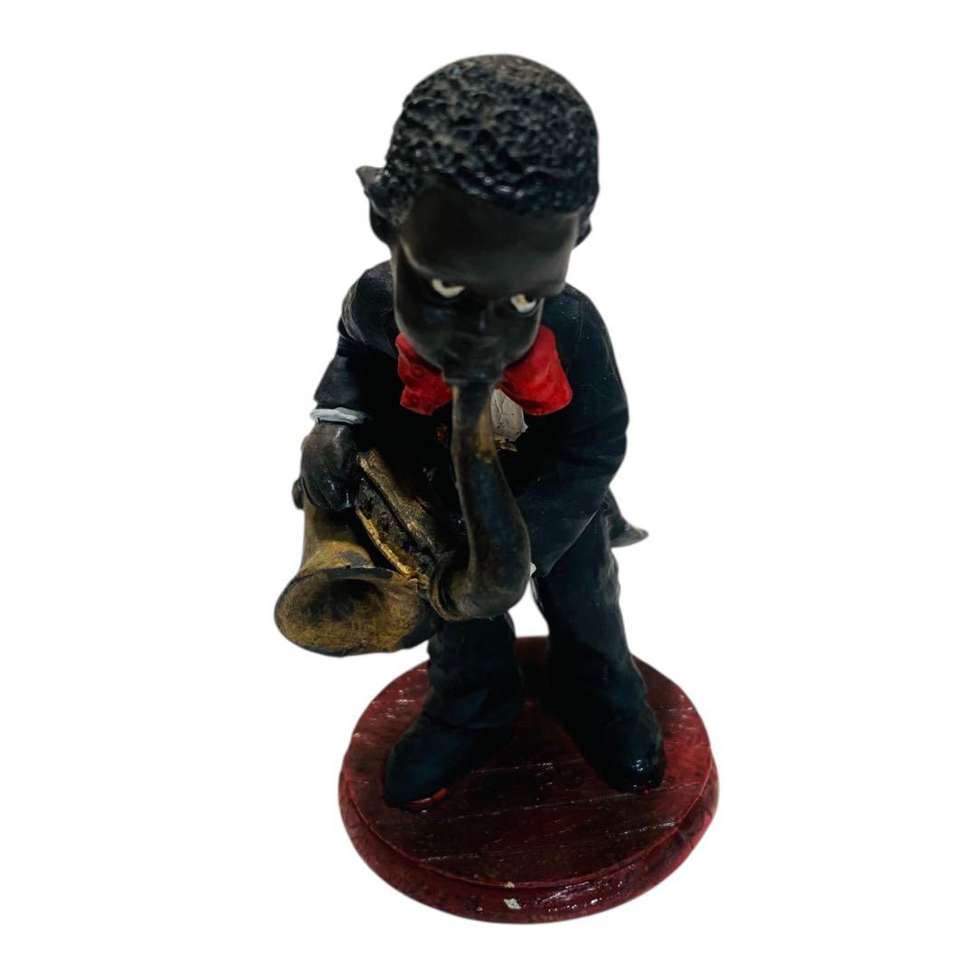 ジャズバンド 黒人バンド フィギュア 7体セット 置物 インテリア