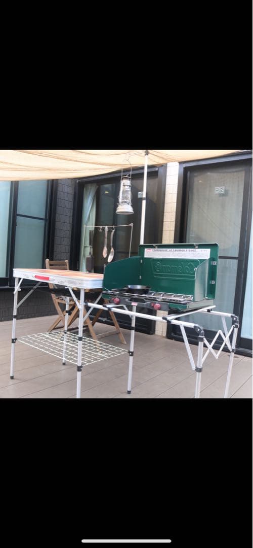 送料込み　コールマン　オールインワンキッチン＆ツーバナーコンロ