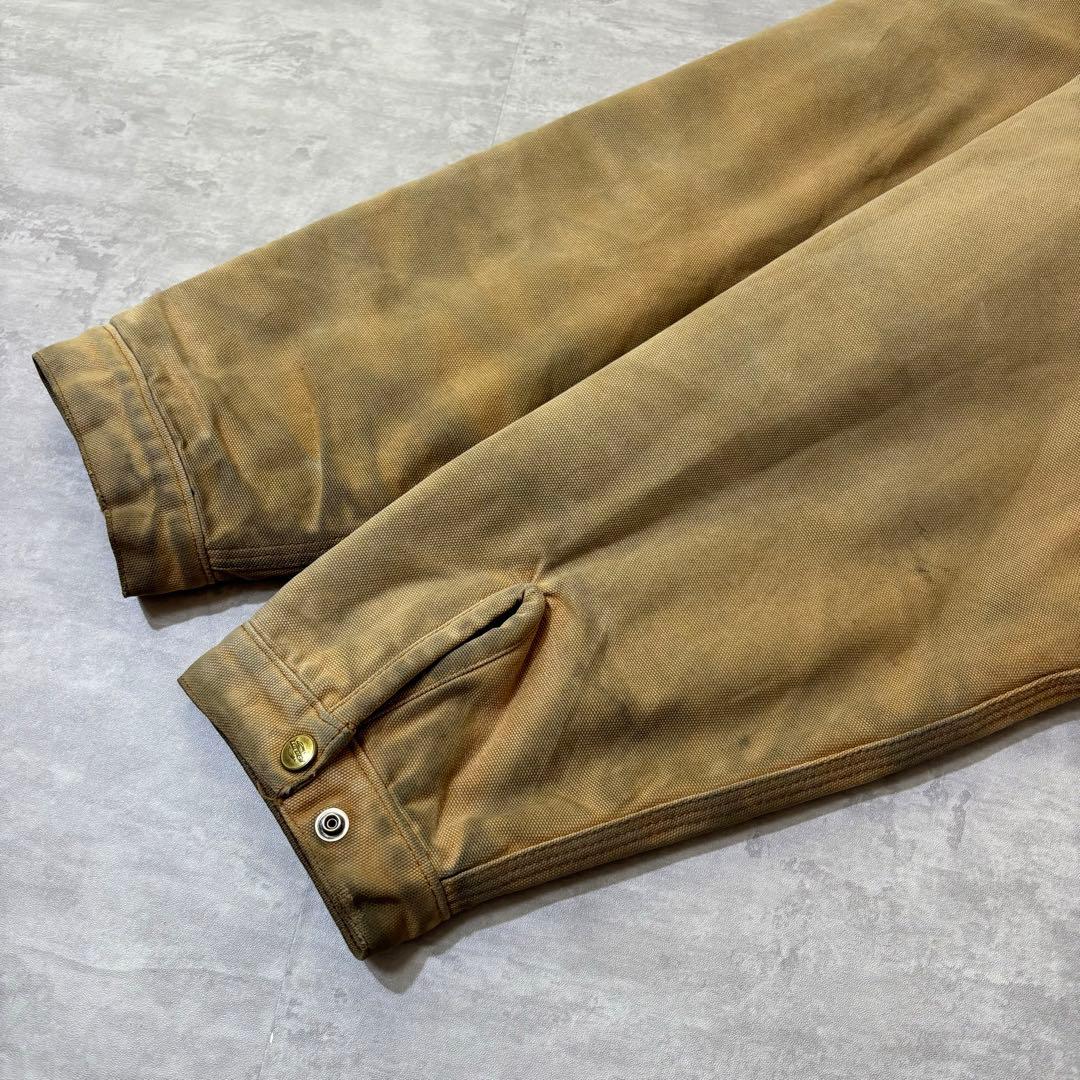 90s Dickies ダック デトロイトジャケット 襟コーデュロイ キャメル