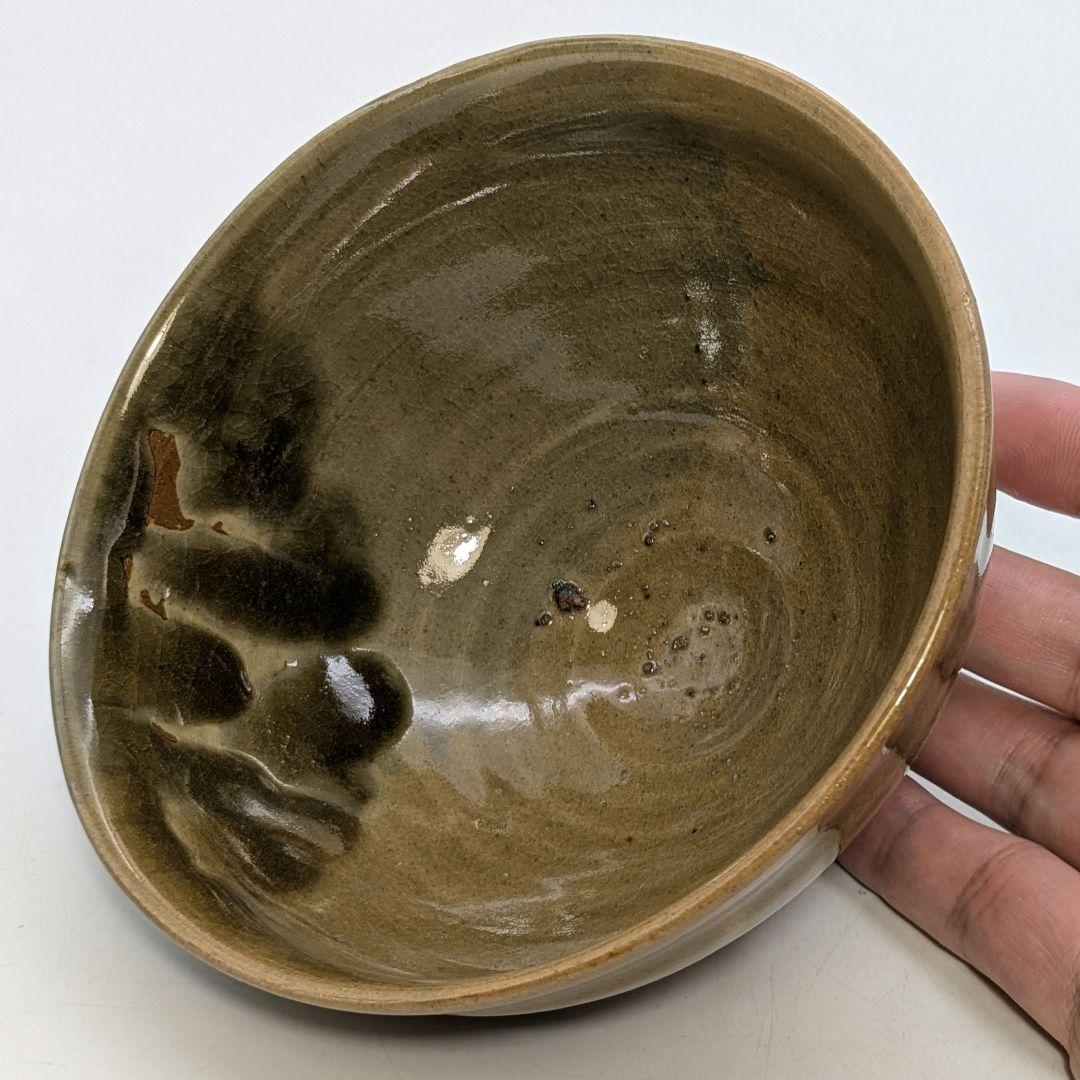 岡山県重要無形文化財 黒井千左 虫明焼 茶盌「静岡」 合箱合布 抹茶碗 茶道具