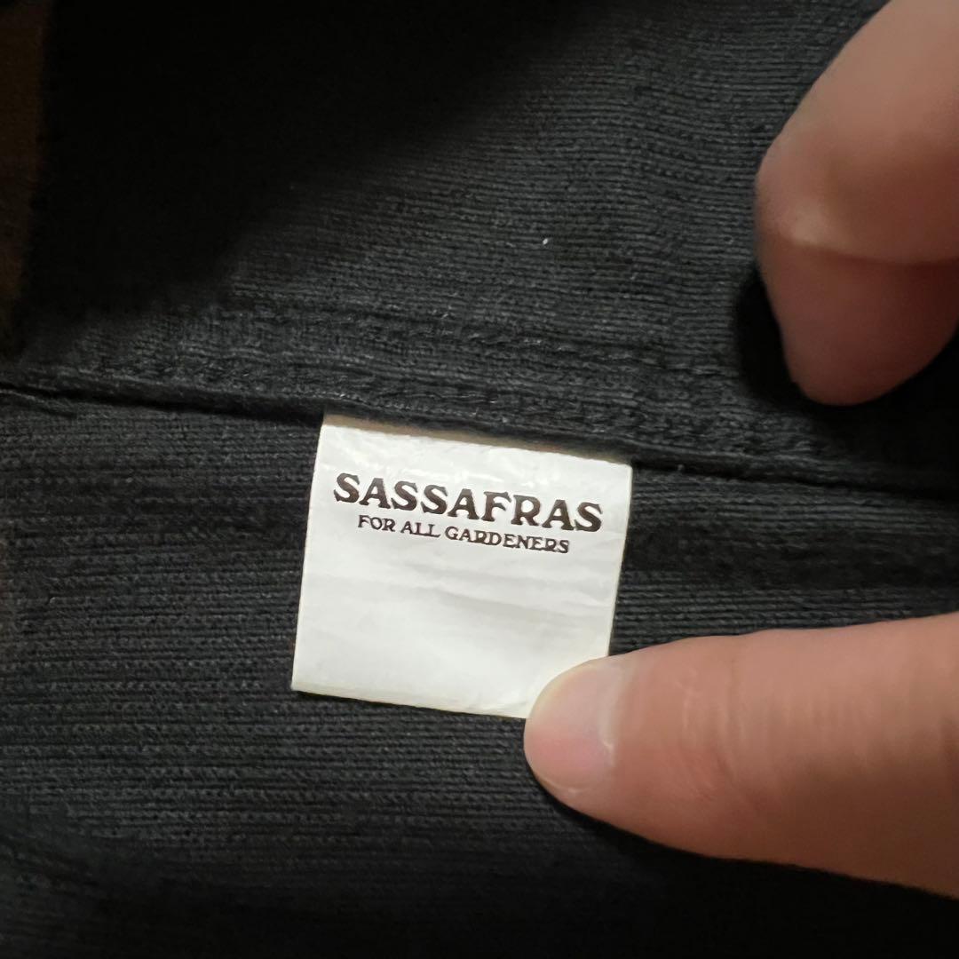 【美品】SASSAFRAS ブラック コーデュロイジャケット