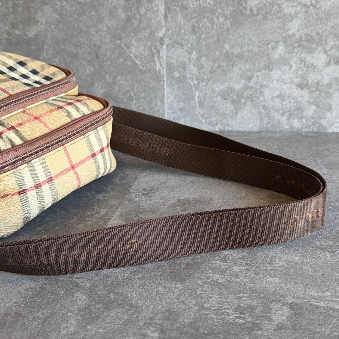 ⭐️バーバリー⭐️ノバチェック ヘリテージ ショルダーバッグ シャドーホースブラウン