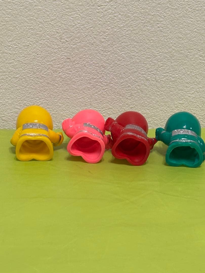 五星戦隊　ダイレンジャー　ソフビ　レトロ　指人形