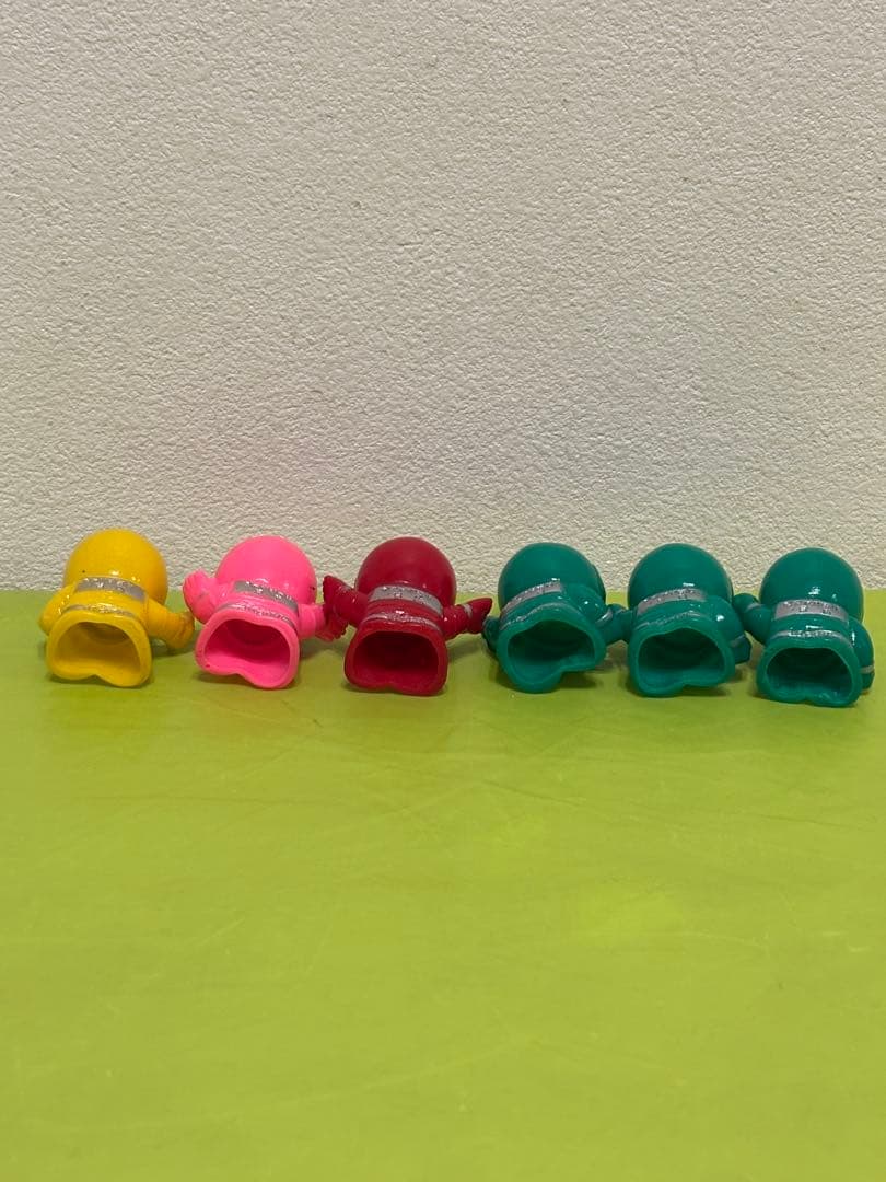 五星戦隊　ダイレンジャー　ソフビ　レトロ　指人形