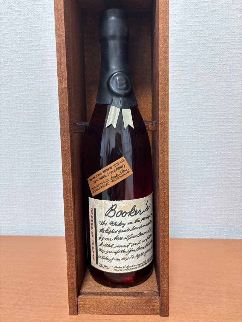 ブッカーズ 2025-01E 木箱付き ウイスキー750ml 1本