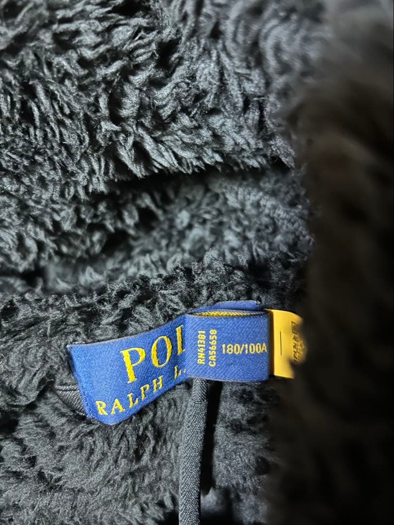 Polo Ralph Lauren ボア パーカー ブラック