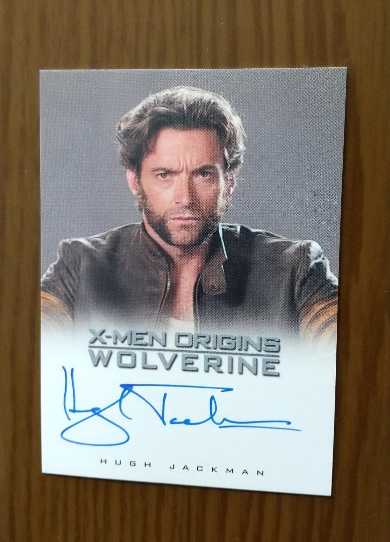 限定値下げ中】x-men ヒュー・ジャックマン サインカード ウルヴァリン