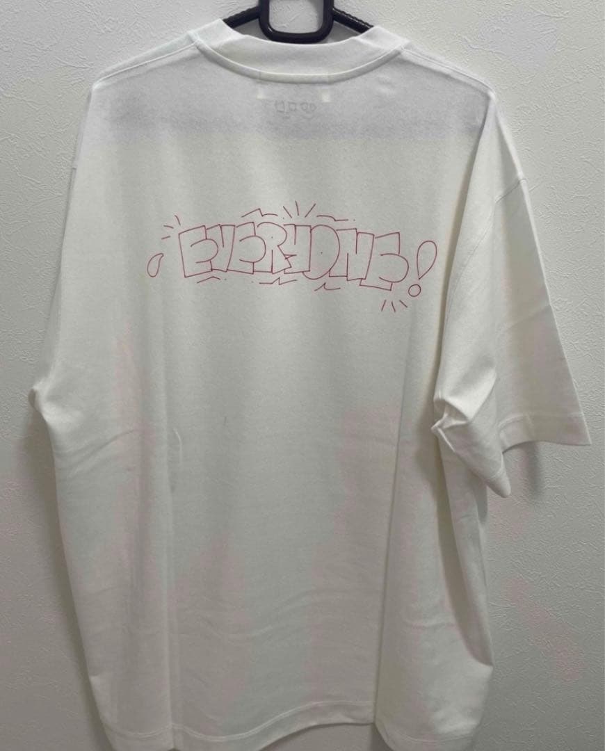 人気セール，爆買い】 everyone × j.30000 LOGO TEE WHITE × RED