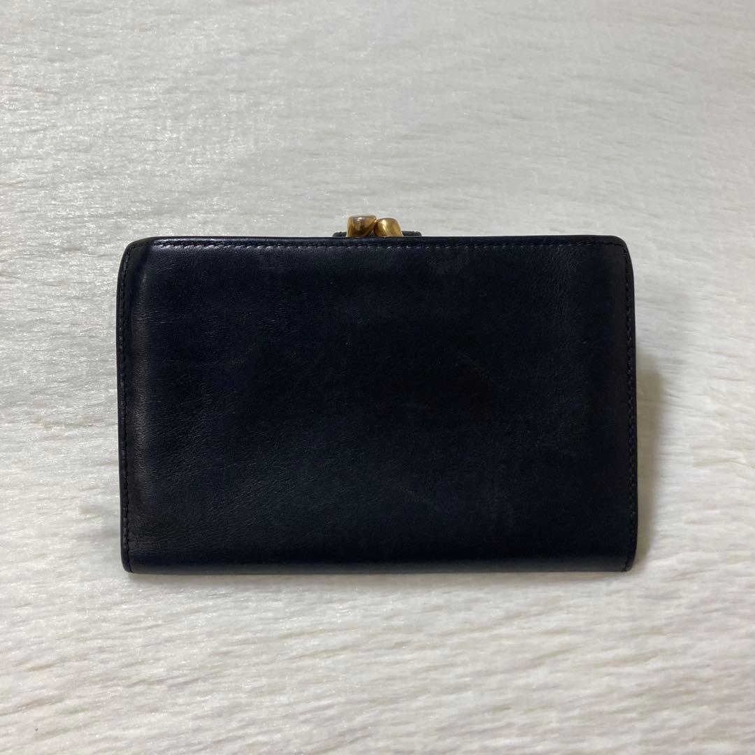 本日おすすめ　美品　GUCCI グッチ　早い者勝ち　二つ折り　がま口　金フレーム