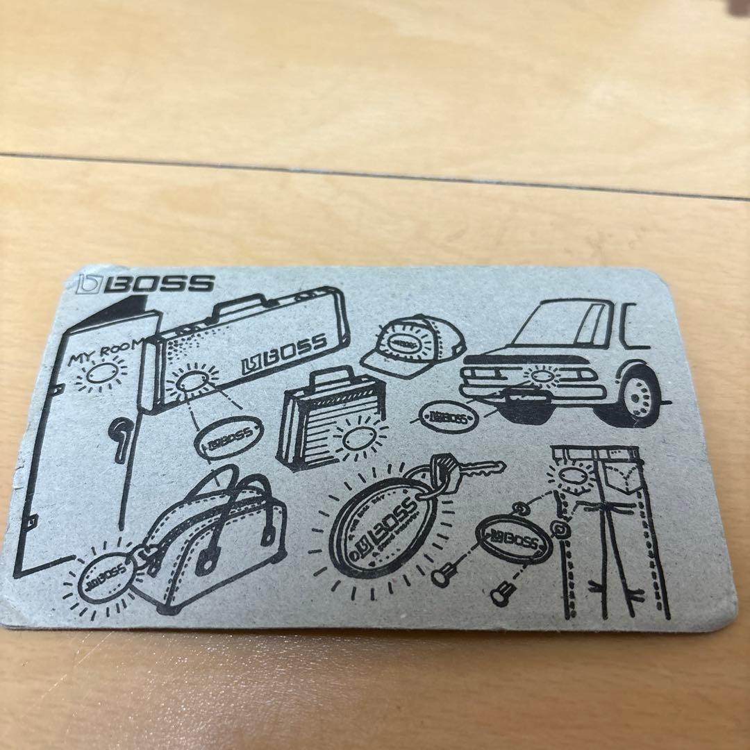 超貴重品】BOSS メタルプレート1980年代