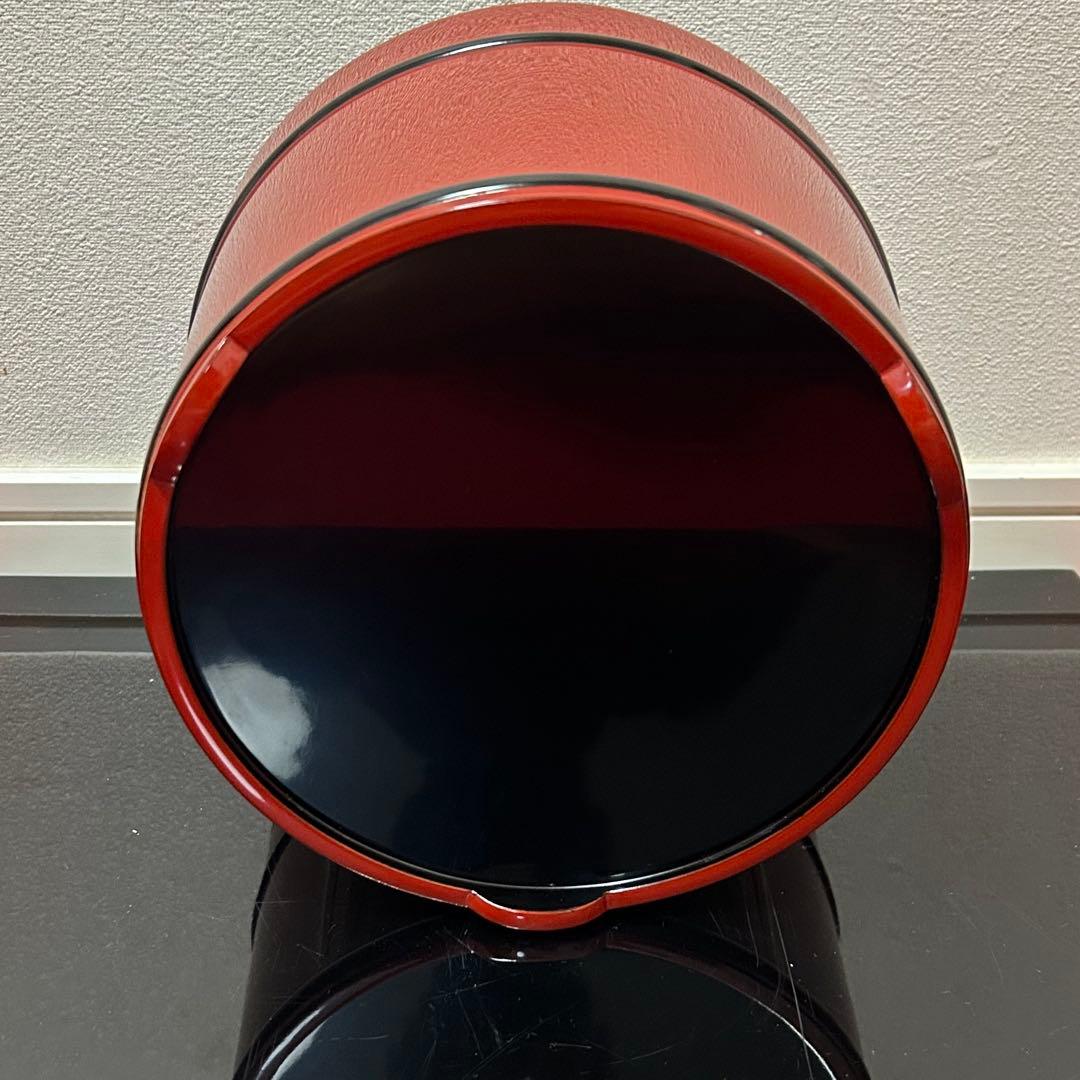 輪島塗朱手桶水指 茶碗茶道具懐石茶箱鵬雲斎坐忘斎淡々斎