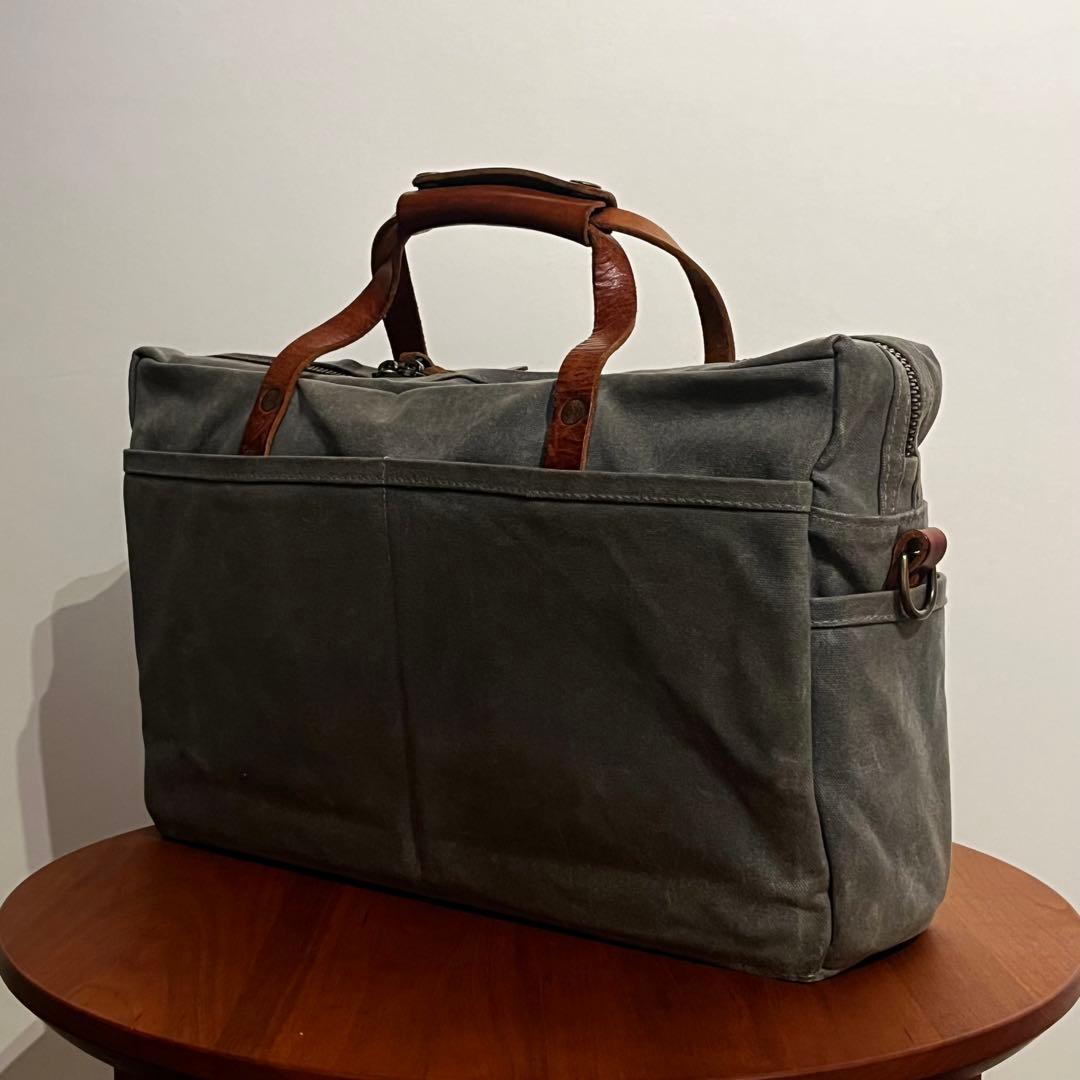 バッグ BRADLEY MOUNTAIN Waxed Canvas Briefcase