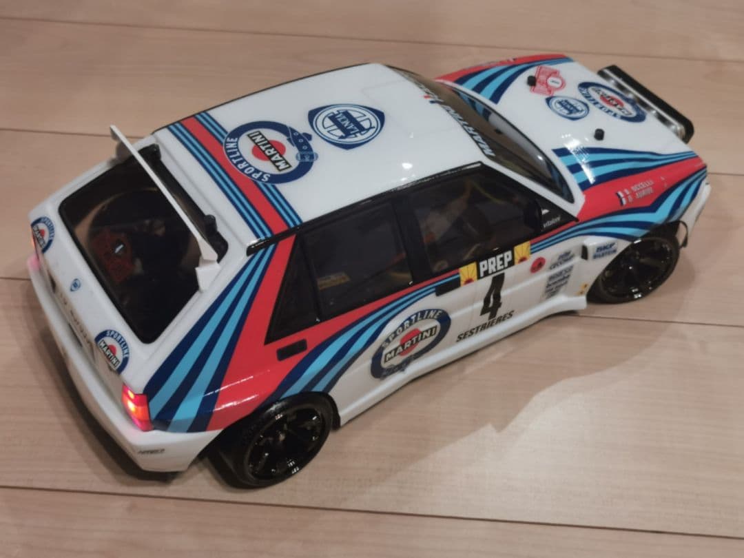 タミヤ ランチア デルタ インテグラーレ LED18灯 ボディ ラジコン RC