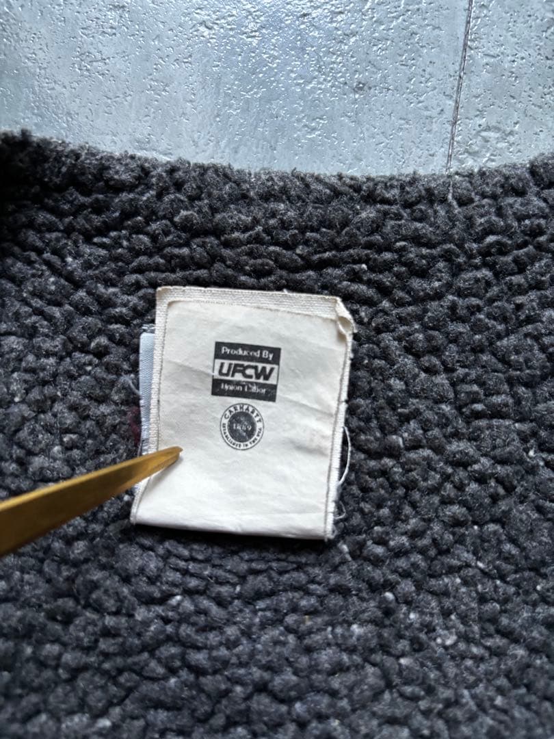 USA製　カーハート　ダックベスト　V13MOS モス　Sサイズ　ヴィンテージ