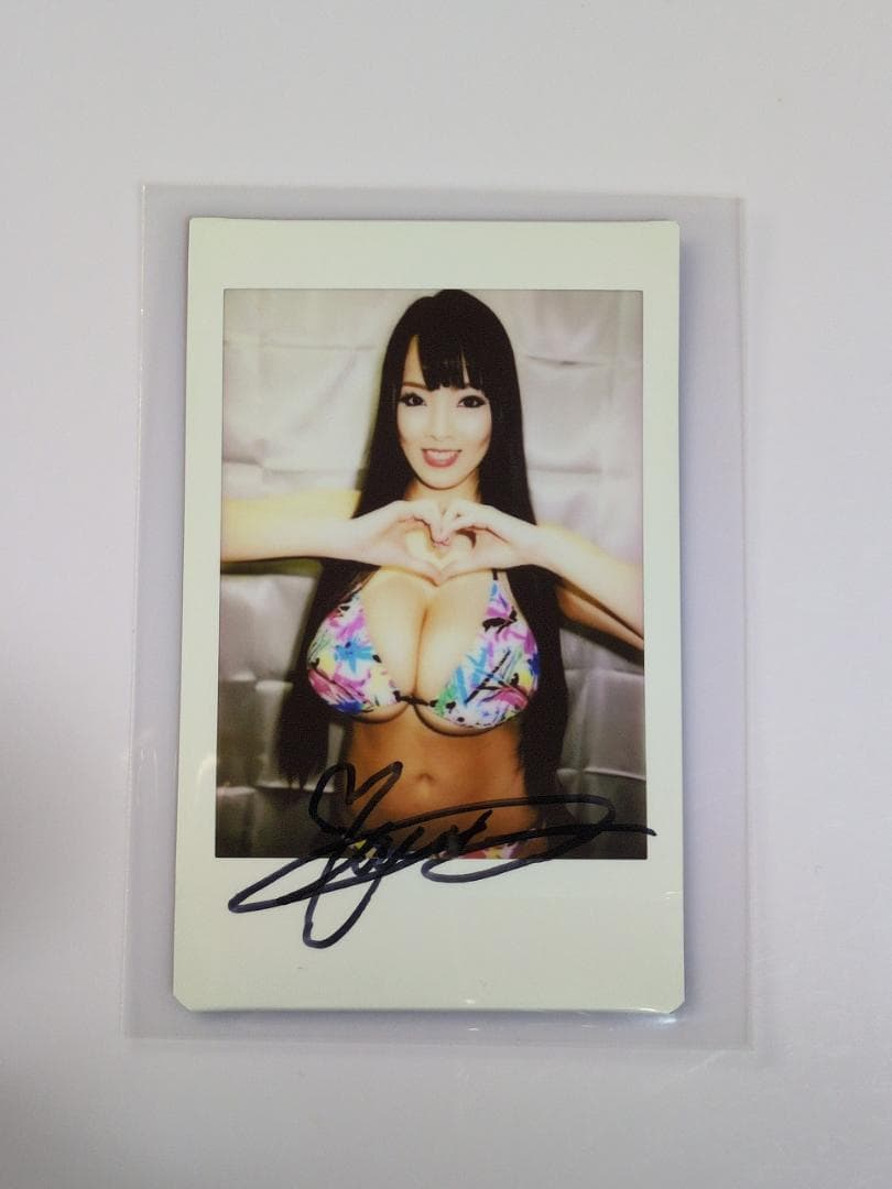 Hitomi 直筆サイン入りチェキ a01 希少品 Hitomi 直筆サイン入りチェキ i