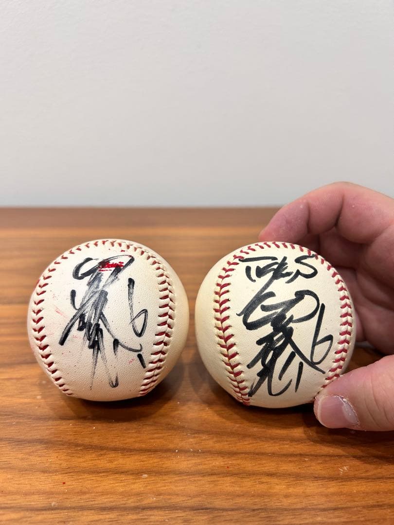阪神タイガース】直筆サイン入りボール 6 金本選手 - メルカリ