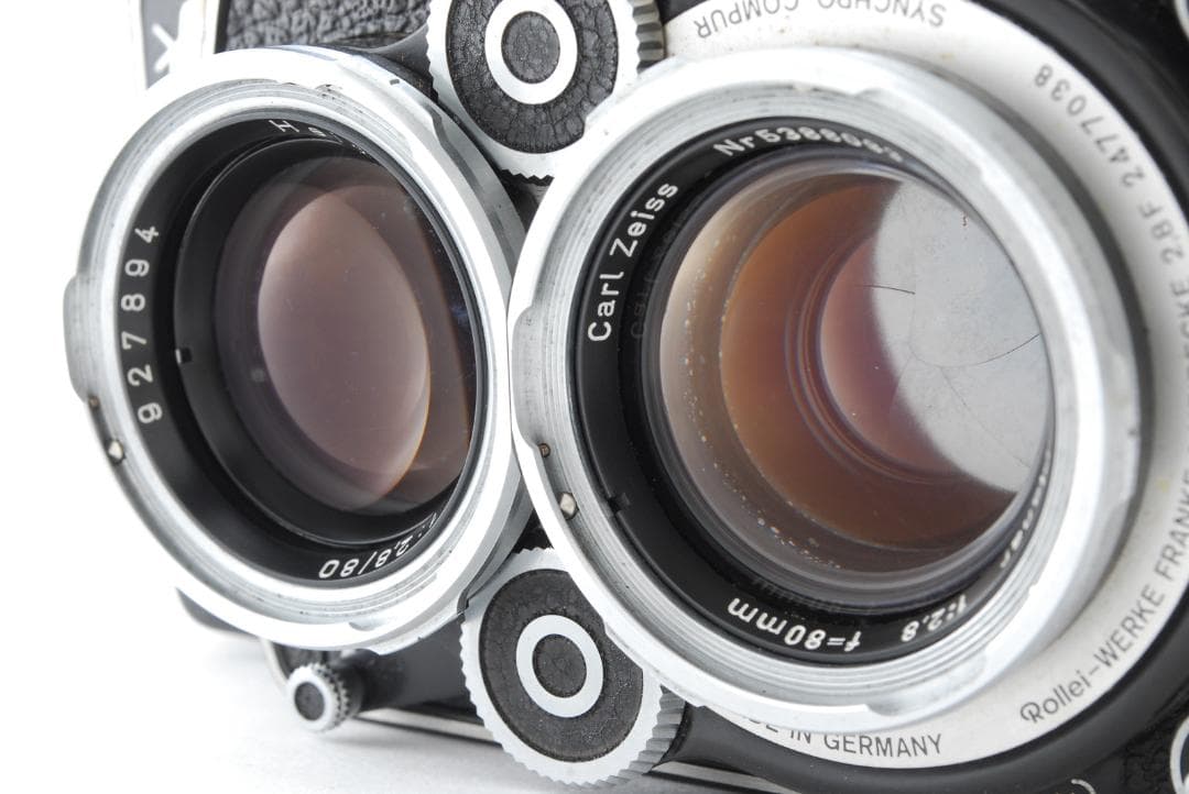 Rolleiflex 2.8f white face Planar 二眼レフ