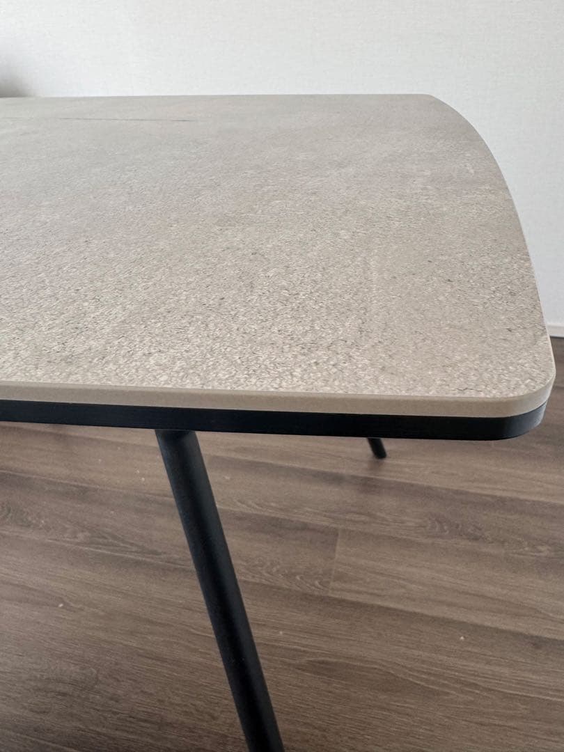 【4/21までお値下げ】美品ロウヤ90㎝ セラミックダイニングテーブル