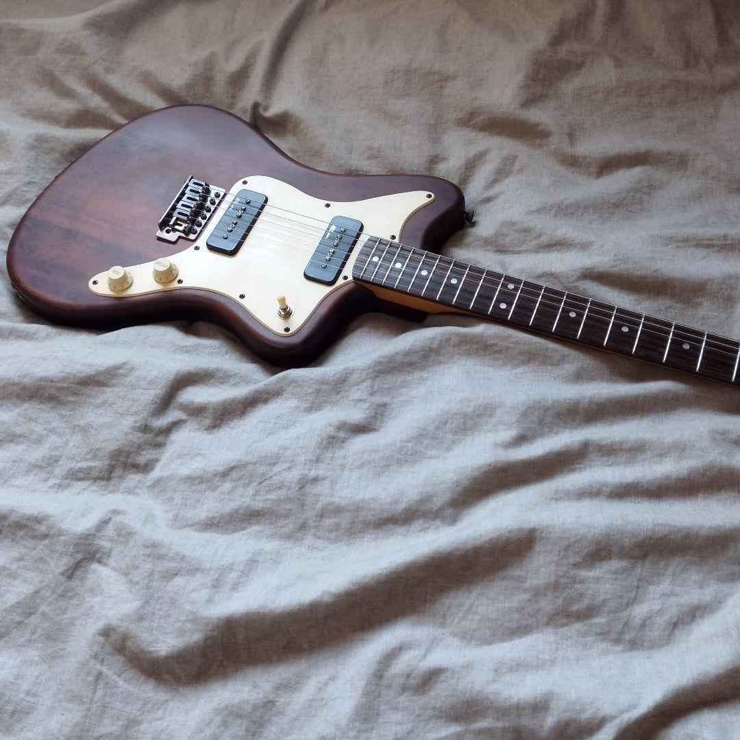 AXL guitars AZ820 6弦周りヘッド割れ修理 アルニコP90 楽器・機材