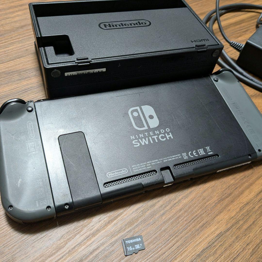 Nintendo switch 本体 MicroSD 16GB ドック ケーブル