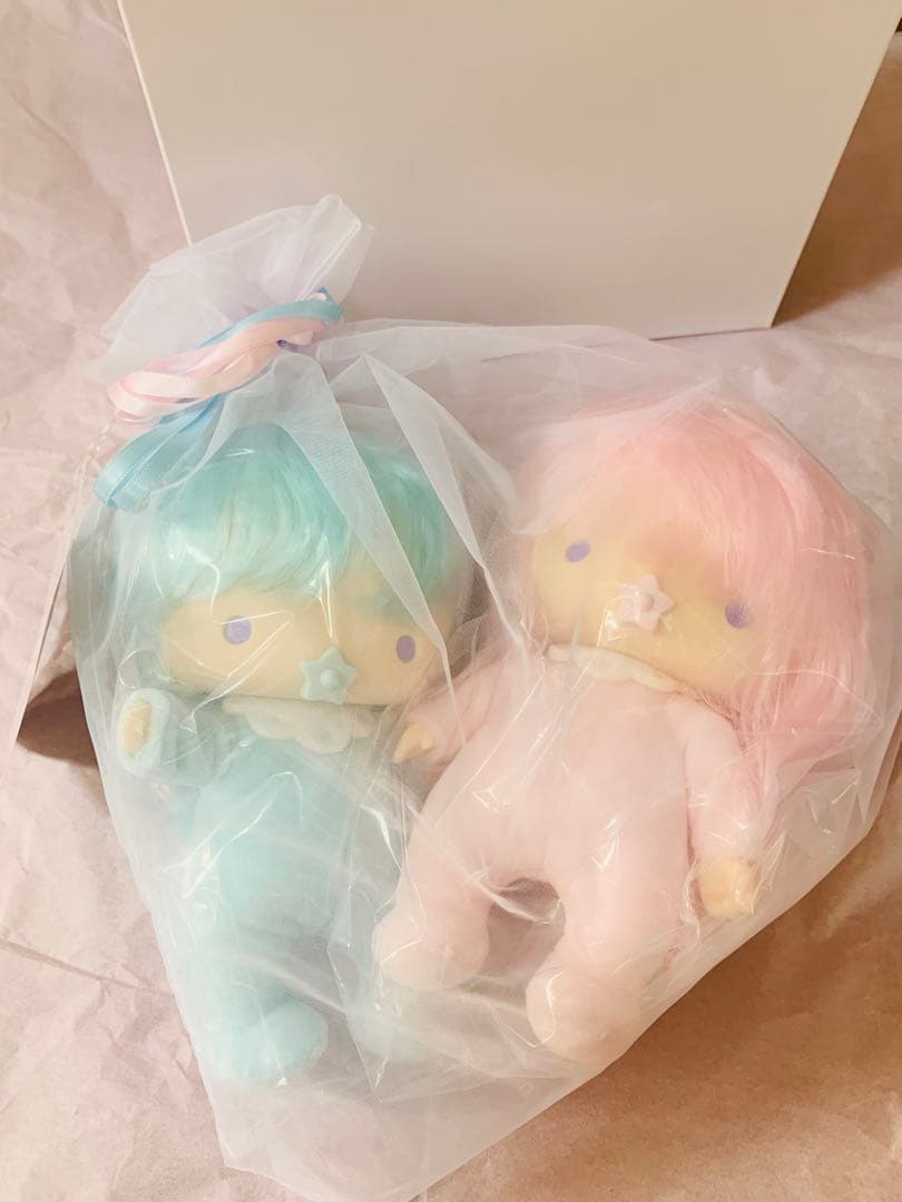 リトルツインスターズ ソフビドールセット パフポフ キキララ ぬいぐるみ