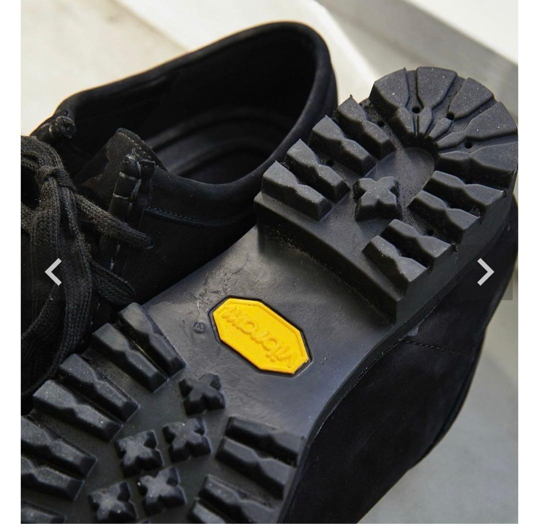 OPENING ACT 黒 スエード　モカシンシューズ Vibramソール