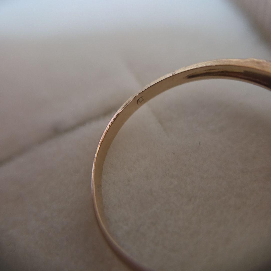 ヴィンテージ品 K10YG オパール スクエア リング