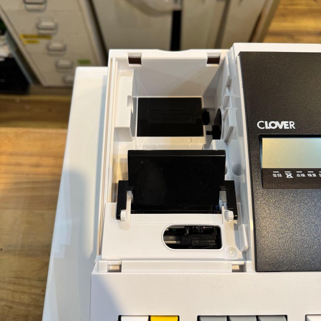 539＊レジスター　クローバー　CLOVER　N100LC　ホワイト　4部門