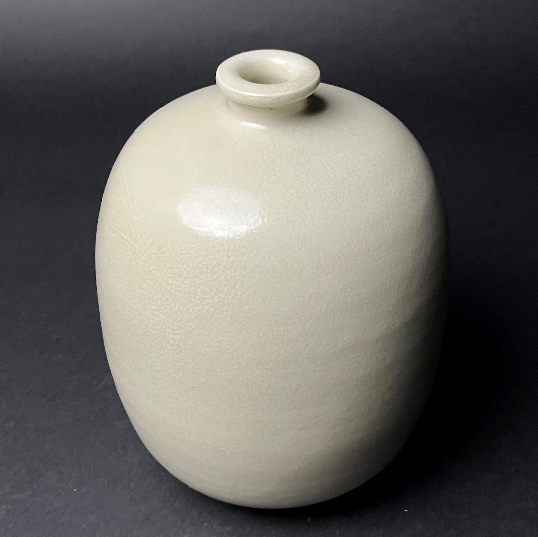 唐物 白釉瓶 随時代 中国美術 古玩 SN636