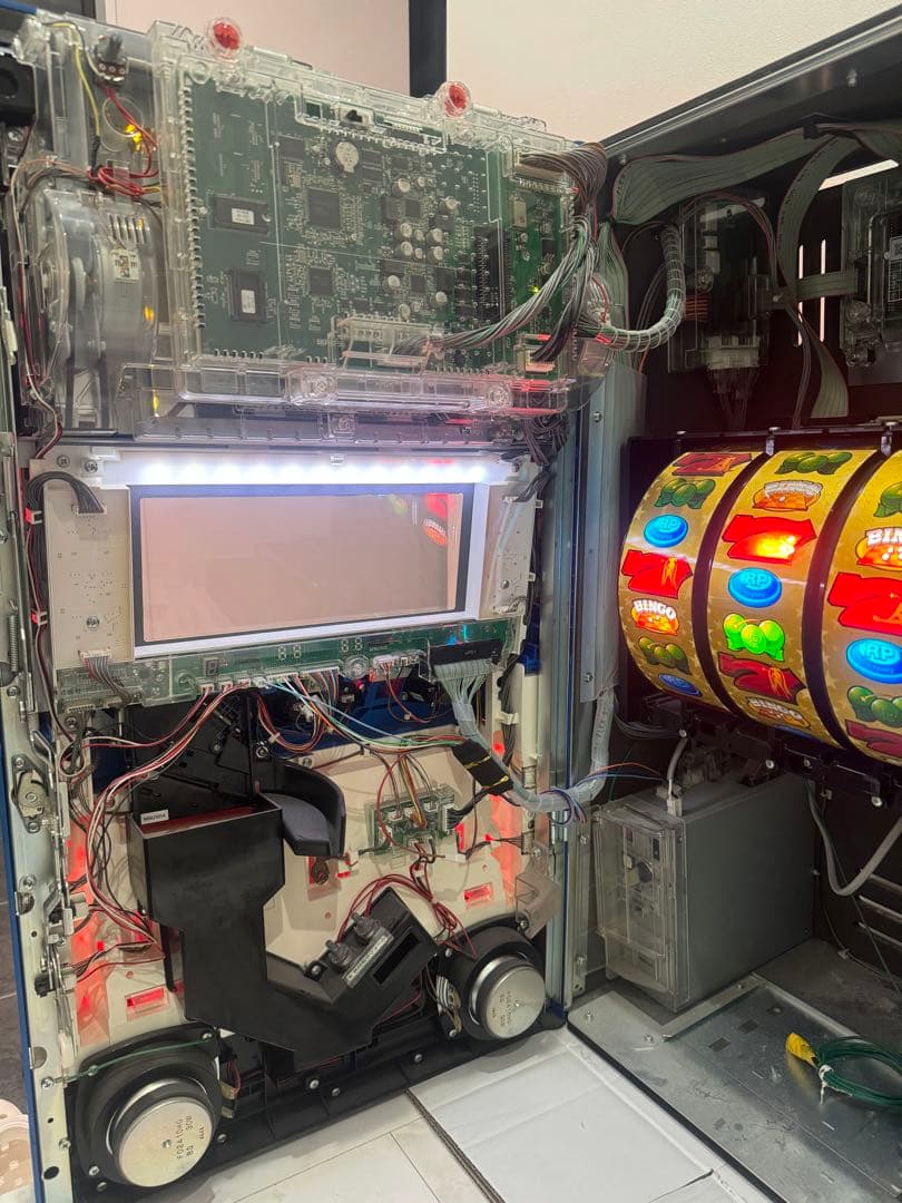 スーパービンゴネオ S7 不要機付き 実機 パチスロ ベルコ