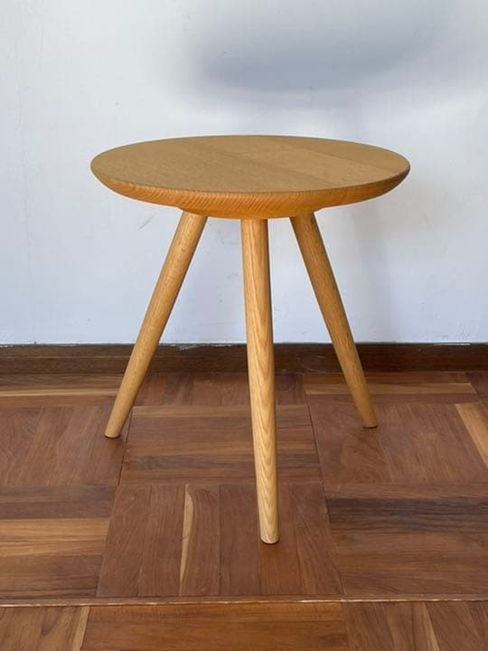 柏木工 オーク 材 サイドテーブル