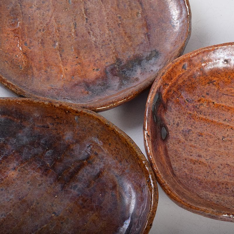 大樋焼 瓢式向皿 銘々皿 五客 在銘 時代箱付 V R8991 - メルカリ