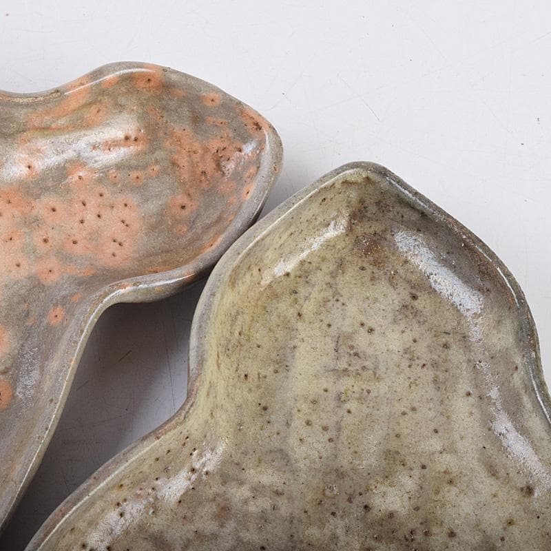 大樋焼 瓢式向皿 銘々皿 五客 在銘 時代箱付 V R8991 - メルカリ