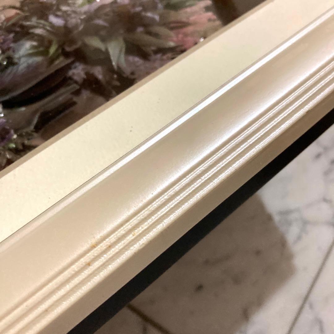 シンセリティ　シャドウボックス　百合の花　オシャレ　インテリア　アンティーク