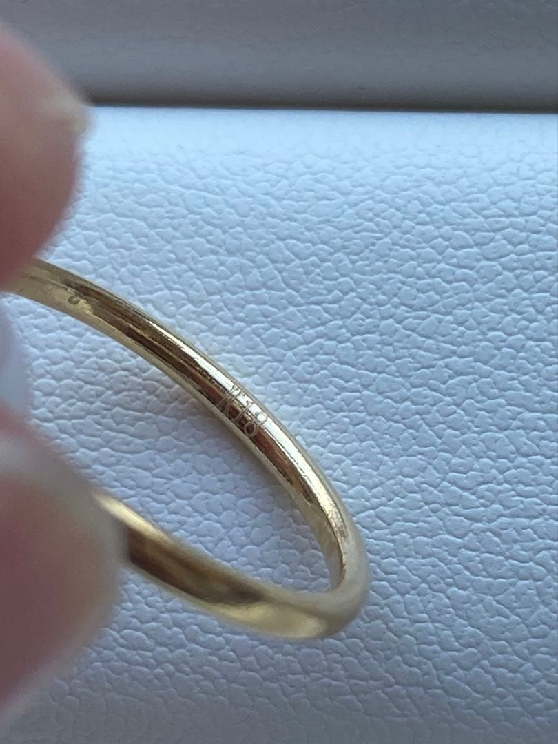 1938 美品❣️K18 天女級テリあこや真珠7.9mm リング　サイズ10.5