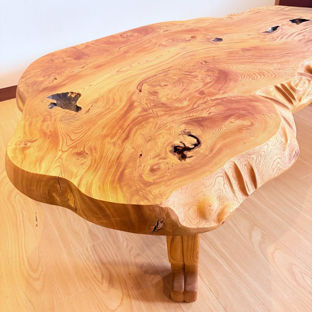 tea様専用ページ】一枚板 座卓 ローテーブル 天然木 136cm 直接引取